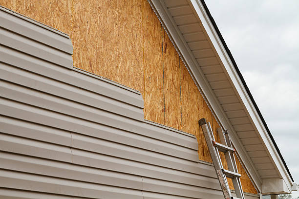 Professional Siding Inspection technician working in Maple, NC